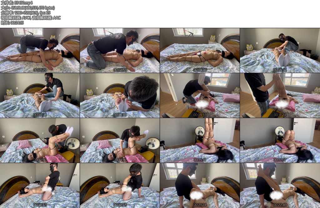 [延江艺束] 被绑在床上的小姨子冰恋道具玩弄多体位炮J中出玉足挠痒玩弄最后也是爽翻了在床上-丝依依