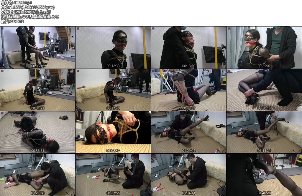 [绳之韵] 职场丽人阿娇归队，先来一场惩罚性的直臂捆绑游戏（上下合并版）-丝依依