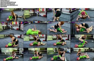 [欧美绳艺] Female Wrestling Bondage Anitta Lotta D vs Lex-丝依依