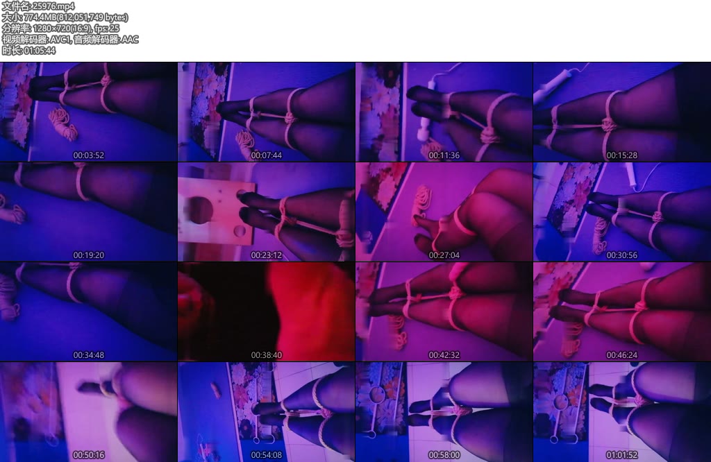 [亚洲绳艺] 绳子自缚丹主的女母M米妮-丝依依