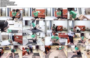 [子衿原创] 菲菲扎带直臂五花双环口枷蒙眼逃脱挑战-丝依依