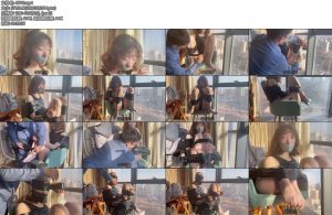 [默示录] 缚艺录小雪胶带油亮白丝阳光美腿吃一口小jio-丝依依