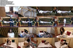 [JS原创] 入室劫案2（上-下）瑜伽少女忘记锁门，被歹徒入室捆绑劫持-丝依依