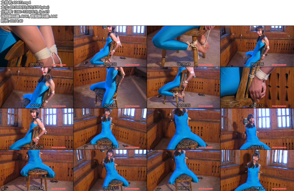 [欧美绳艺] Spandex Bondage No.082-丝依依