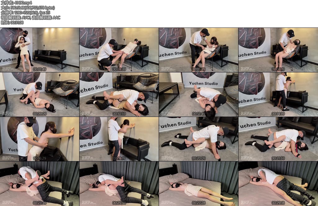 [雨辰原创] 女神受辱记尾随入室控制强制猥鞋羞辱玩弄鼓掌包臀裙粉高跟肉丝袜挣扎娇喘呻吟-丝依依