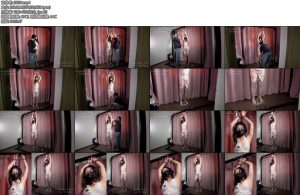 [Raymond] 被胁迫的准新娘4准新娘被金属项圈勒脖强制吊脚站在one bar prison无法站稳的身体带来金属棒在某处搅动-丝依依