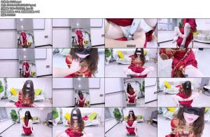 [嗷大喵] 吃鱼的喵第十八集cos新娘婚前秀禾服玩弄日式紧缚椅子缚胸缚蟹缚强制M开腿杨具口塞蕾丝眼罩看自己被羞耻玩弄全程啵啵贝qg反复gctd塞匈口水盛宴-丝依依