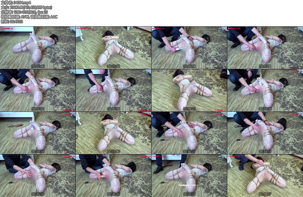 [绳精病] 女孩被男友紧缚严加管教逐渐变乖越屈辱越兴奋获得男友的奖励塞子绑着脚趾被男友疯狂手冲到高朝失禁-丝依依