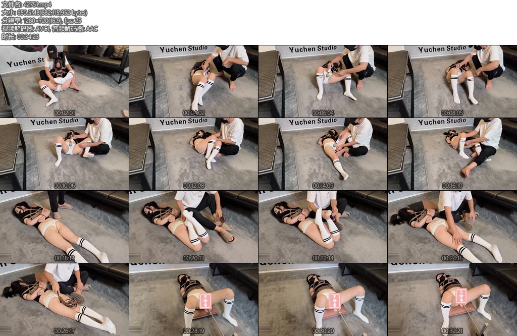 [雨辰原创] 瘾真大啊捆绑TK牙签扎屁股强高羞辱跑基疯狂输出-丝依依