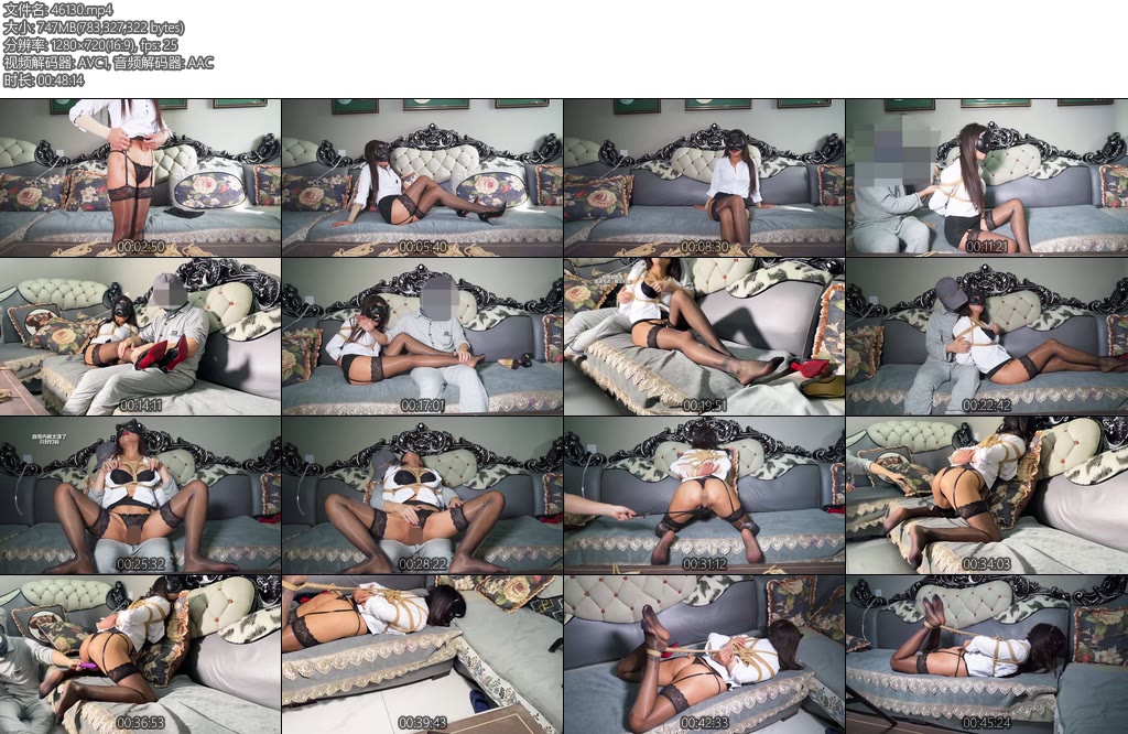 [鲁R绳艺] 虐恋天使 咖啡姐驷马放置黑丝美腿职业装自恋活泼逐步失控-丝依依