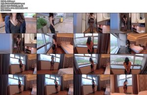 [Raymond] 带妻子酒店TJ纪实户外大露背连衣裙绳衣捆绑TD开门放置窗前R环固定暴露-丝依依