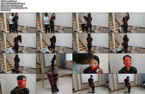 [JS原创] 八月狂欢节 诗彤诱捕女特工（Part3）红绳全身紧缚布团堵嘴胶带封堵蒙眼-丝依依