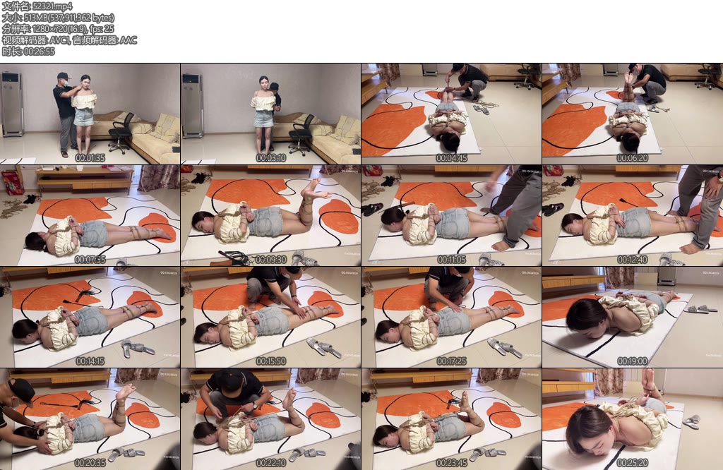 [龙飞原创] SP到强高尖叫声让人内心无比的激动五花捆绑再来一个他最害怕的挠脚心驷马捆绑继续tk-丝依依