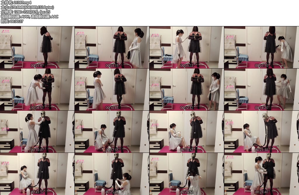 [旋律原创] 女王的考验（五花、脚镣、鞭打、呼吸瓶、震动套连续榨汁）-丝依依