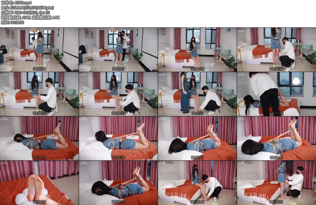 [中二原创] 中二病心悦拉克丝学姐来啦腿比命长大二学姐初次体验绳艺捆绑还带了朋友来整的我有点尴尬可惜朋友小姐姐没答应-丝依依