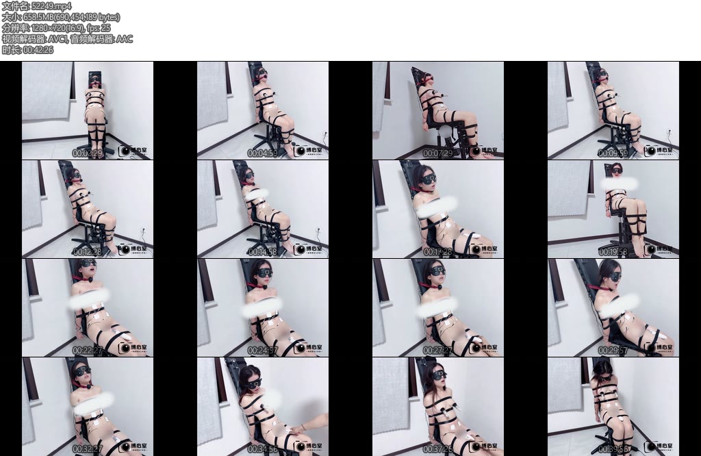 [缚心室] House of gord复刻之Air Chair绝对拘束禁锢郊狼直接拉满炮击输出下完全无法躲避只能不停地扭动身躯GC不断无力的嘶喊-丝依依