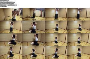 [渎竺原创] 后手吊缚连接脚踝放置挣扎-丝依依