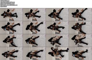 [弑天屠] 黑丝长靴紧身赛车服（2）-丝依依