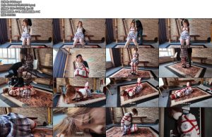 [一绳所爱] 姐妹劫难上娜娜假装被绑架遭遇假戏真做严厉堵嘴驷马捆绑她能否自主逃脱-丝依依