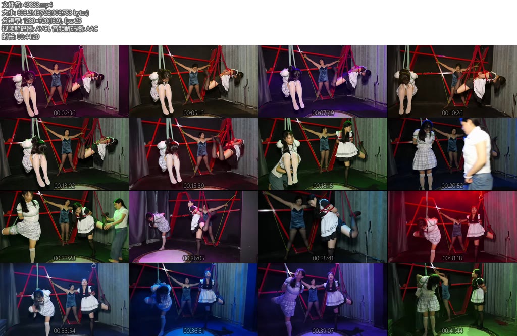 [胜景影视] 女绳师吊缚三女M-丝依依