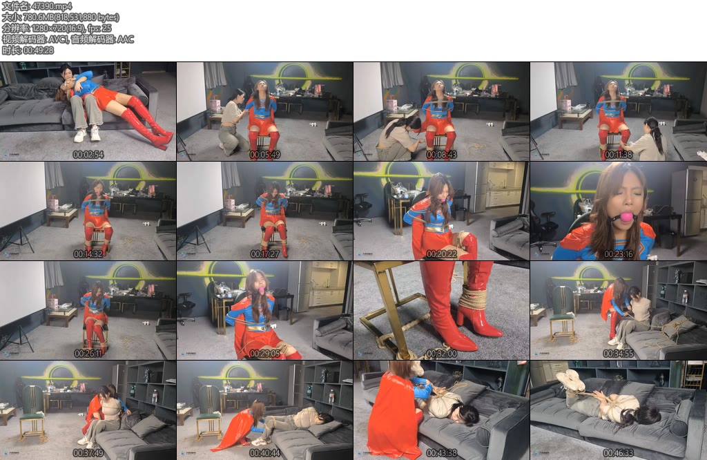 [JS原创] 梦琪晓凡落入圈套的女超人-丝依依