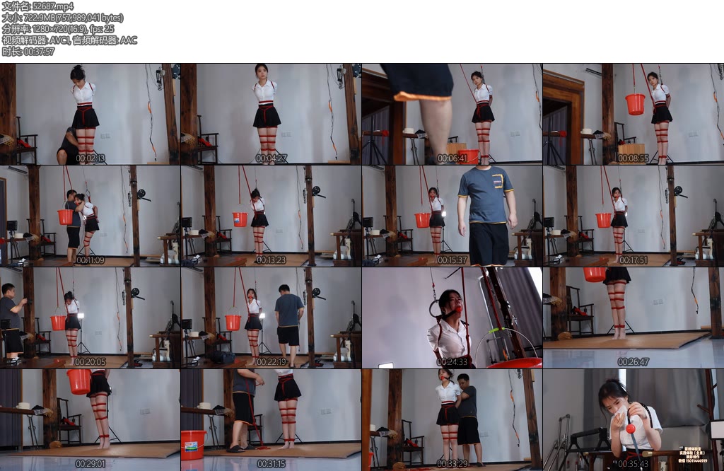 [路由原创] 可可超紧欧式直臂股绳水桶吊疼的嗷嗷直叫-丝依依