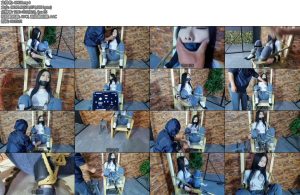 [飞天原创] 把月仙儿禁锢在刑椅上y部扎满钢针3样玩具同时骚操作最终经不住折磨潮喷至昏死过去-丝依依