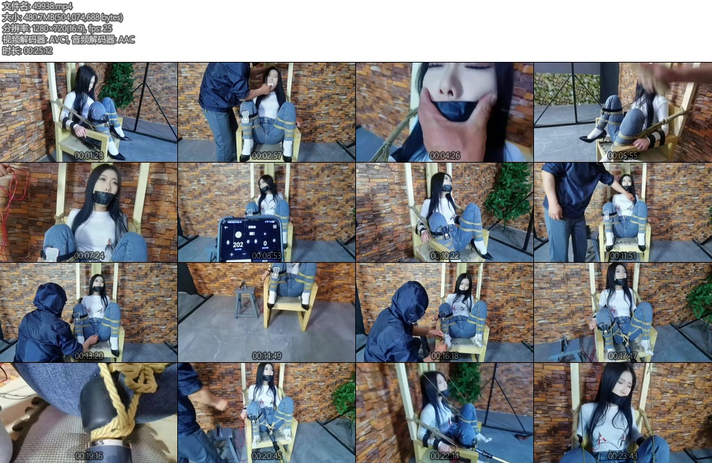 [飞天原创] 把月仙儿禁锢在刑椅上y部扎满钢针3样玩具同时骚操作最终经不住折磨潮喷至昏死过去-丝依依