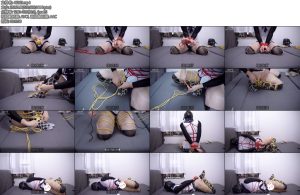 [亚洲绳艺] 伪n威威威威日常自缚的方法教学分享m腿限制头套加收紧环真的被折磨-丝依依