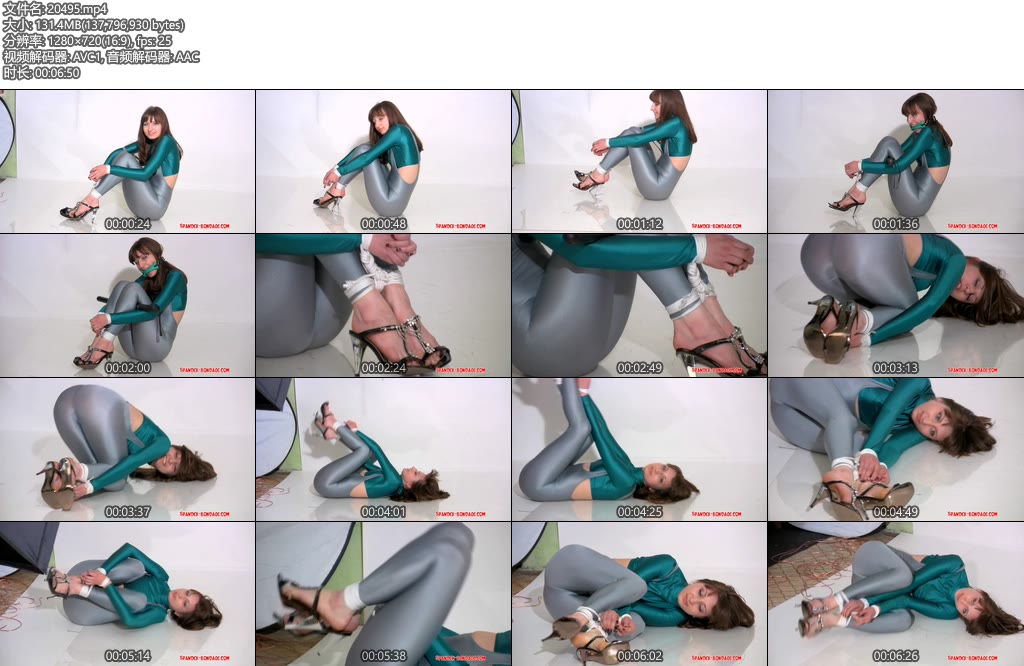 [欧美绳艺] Spandex Bondage No.104-丝依依