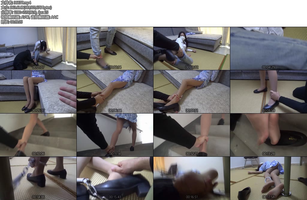 [新月原创] 彩依定拍旗袍丝袜脚踝控各种拉扯大长腿抚摸玩弄挣扎-丝依依