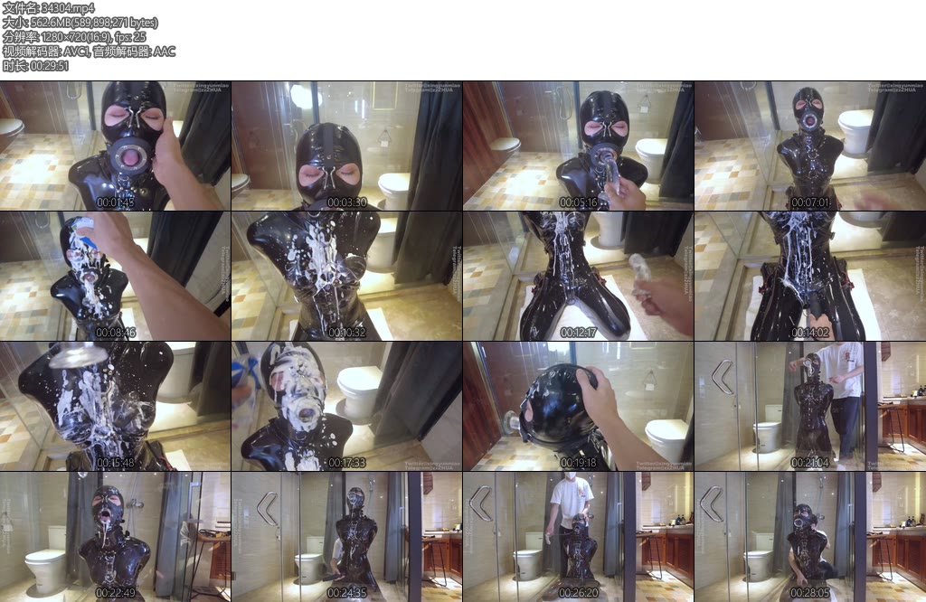 [鹿角与猫爪] 乳胶rbq戴鼻勾强制开口环深喉奇怪液体颜射play上干呕声弥漫酸奶射满整个脸部嘴巴爪爪自己含得不够有诚意-丝依依