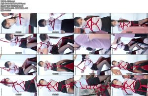 [惩戒学园] 思思的木马折磨直臂反吊木马调教SP鞭打tk攻击黑丝OL-丝依依