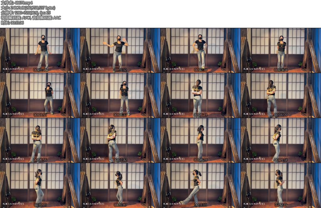 [试炼原创] 小欣常服捆绑跳舞活泼可爱-丝依依