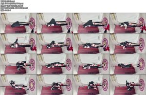 [坎喵原创] 自缚随录白丝修女单手套悬吊自缚花絮-丝依依