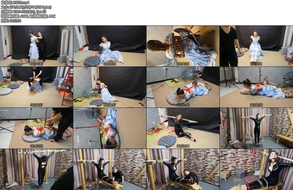 [随心原创] 雅思欧式长裙与胶衣老虎凳-丝依依