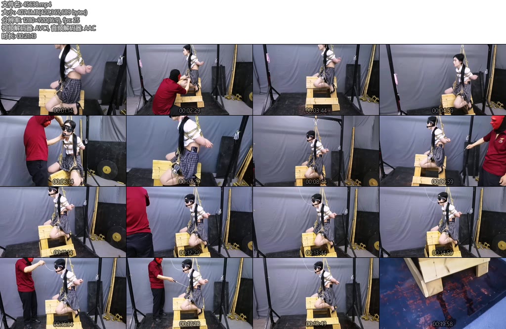 [飞天原创] 月仙儿Y具口球木马放置在加上电击Y塞电击鞭双重电击最后把她折磨的口水狂流骚水狂喷-丝依依