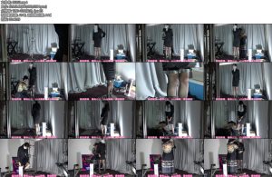 [束心原创] 兰兰职业套裙站立架固定手脚连铐站立架颈手横架固定数码摄像机拍摄横屏版-丝依依