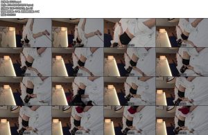 [小黑原创] 嘴里有袜子这次彻底玩生气了结束直接坐那哭了玩的太狠了这次不顾她喊叫两次折磨到崩溃疯狂挣扎说不玩了-丝依依