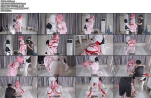 [亚洲绳艺] 刻猫猫伪娘男娘SP打屁股kigurumi郊狼贞操锁-丝依依