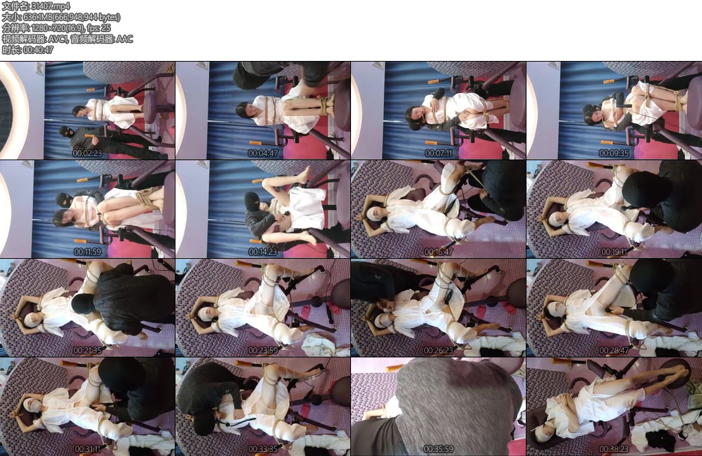 [茶茶原创] 足利茶茶丸 白和服情趣酒店紧缚捆绑调教虐足按摩全包强制GC各种抚摸言语调教-丝依依