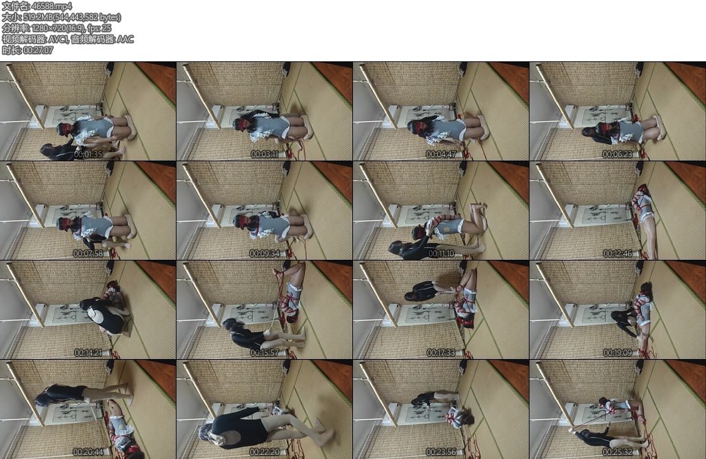 [亚洲绳艺] 调教奴下奴-丝依依