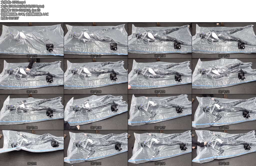 [D-Lemon] ラバー圧縮袋拘束completeplan-丝依依