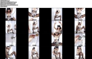 [亚洲绳艺] 冷酱黑丝高跟内衣，衣柜镣铐定时锁禁锢，挠痒+震动-丝依依