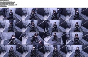 [D-Lemon] 10分ラバー鎖拘束固定調教complete plan 被四面八方的铁链拘束着的感觉好微妙，像是乳胶床一样-丝依依