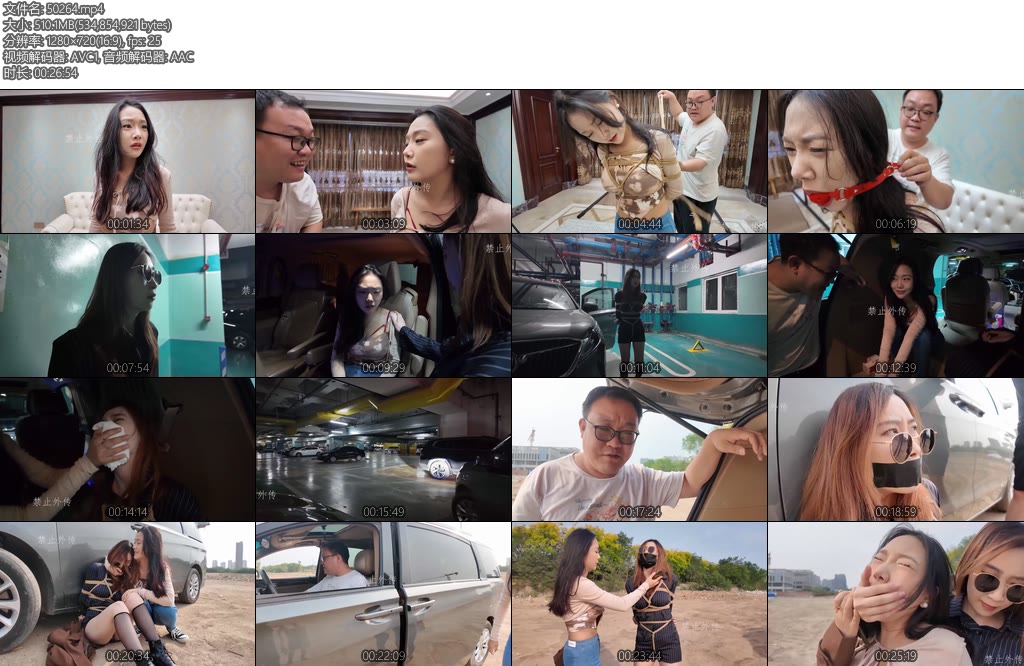 [枫叶原创] 剧情片—魅影危机艳缚行动南清饰演美女探员被毒辣女老板佳雯设计擒获-丝依依