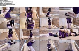 [灰太狼的羊] 小苏的紫色短裙小苏刚买的裙子就叫来被绑了-丝依依