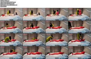 [美曦原创] 美曦床上固定之木乃伊全包最近天气变冷正好好好的把骚奴包裹起来在里面好好过个冬把裹的时候双腿之间夹上棒棒按摩一直在榨取汁水嘴上-丝依依