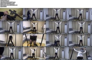 [新月原创] 玉箫同好定拍长靴皮裙黑丝搜查官大字站立吊绑TD强G挠大腿内侧-丝依依