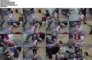 [鹿角与猫爪] 小奶牛柱缚固定强制开口机械抽插深喉上奶牛只会产奶可不得还得会-丝依依